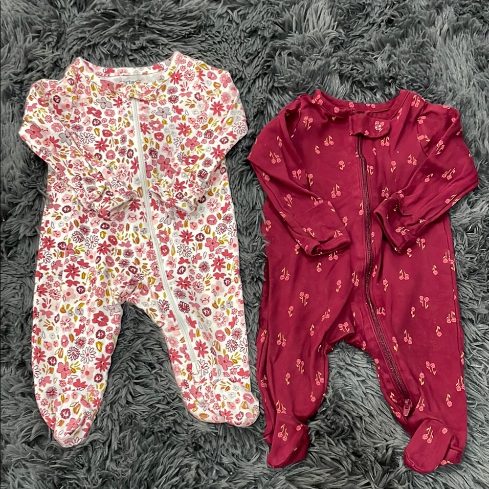 Floral Baby Sleep and Play Set Sz 3 months
